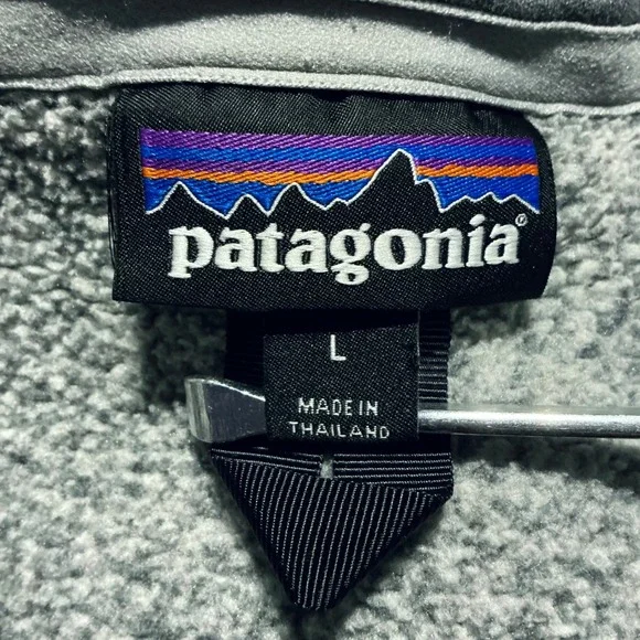 Patagonia Better Sweater 1/4 Zip Pullover Men's Large Gray Fleece Jacket - Picture 2 of 7